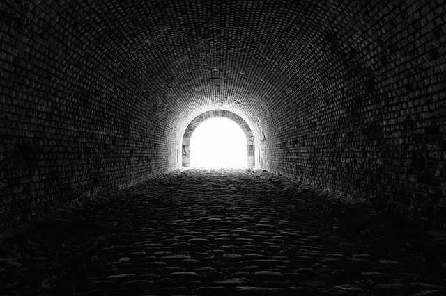 Licht am Ende eines Tunnels