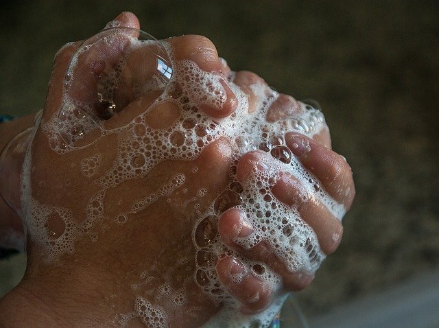 Hand Seife Blasen